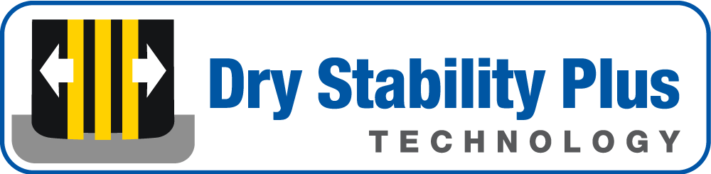 A Dry Stability Plus technológia logója