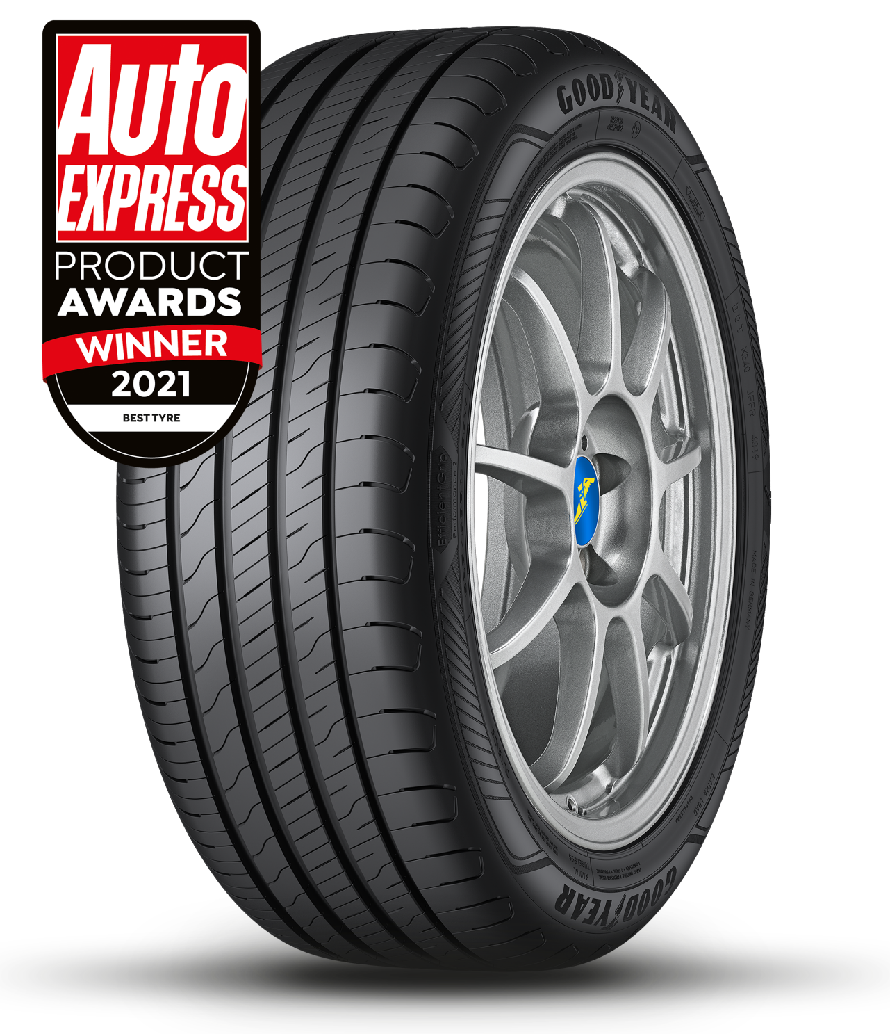 Goodyear EfficientGrip Performance 2 Auto Express Summer Tyre Product Award Winner 2021
